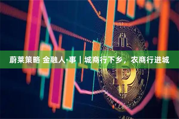 蔚莱策略 金融人·事｜城商行下乡，农商行进城