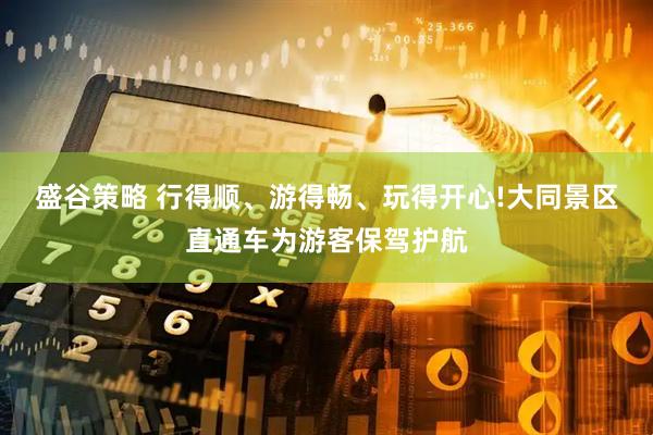 盛谷策略 行得顺、游得畅、玩得开心!大同景区直通车为游客保驾护航